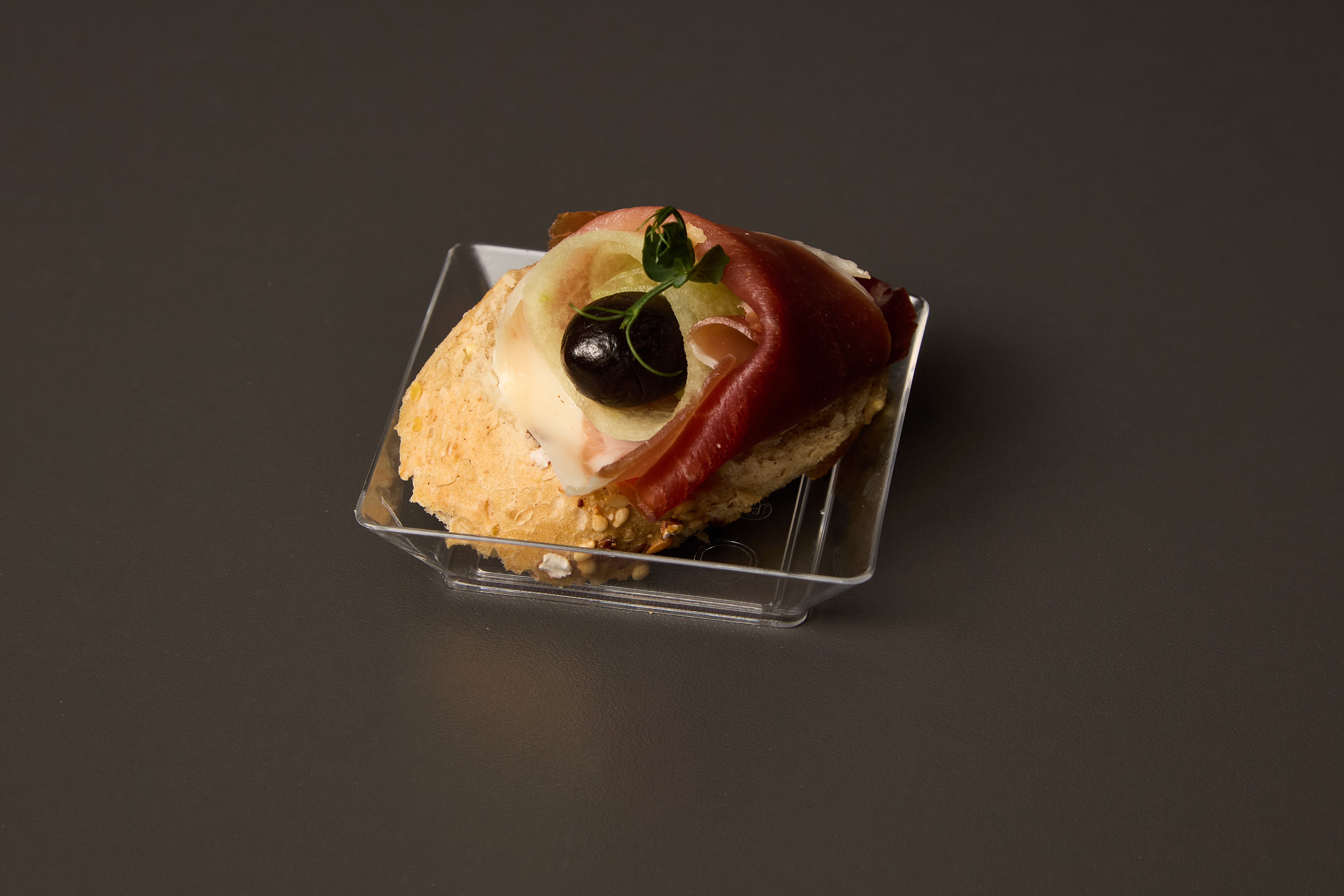 Kanapka parmská šunka s melounem