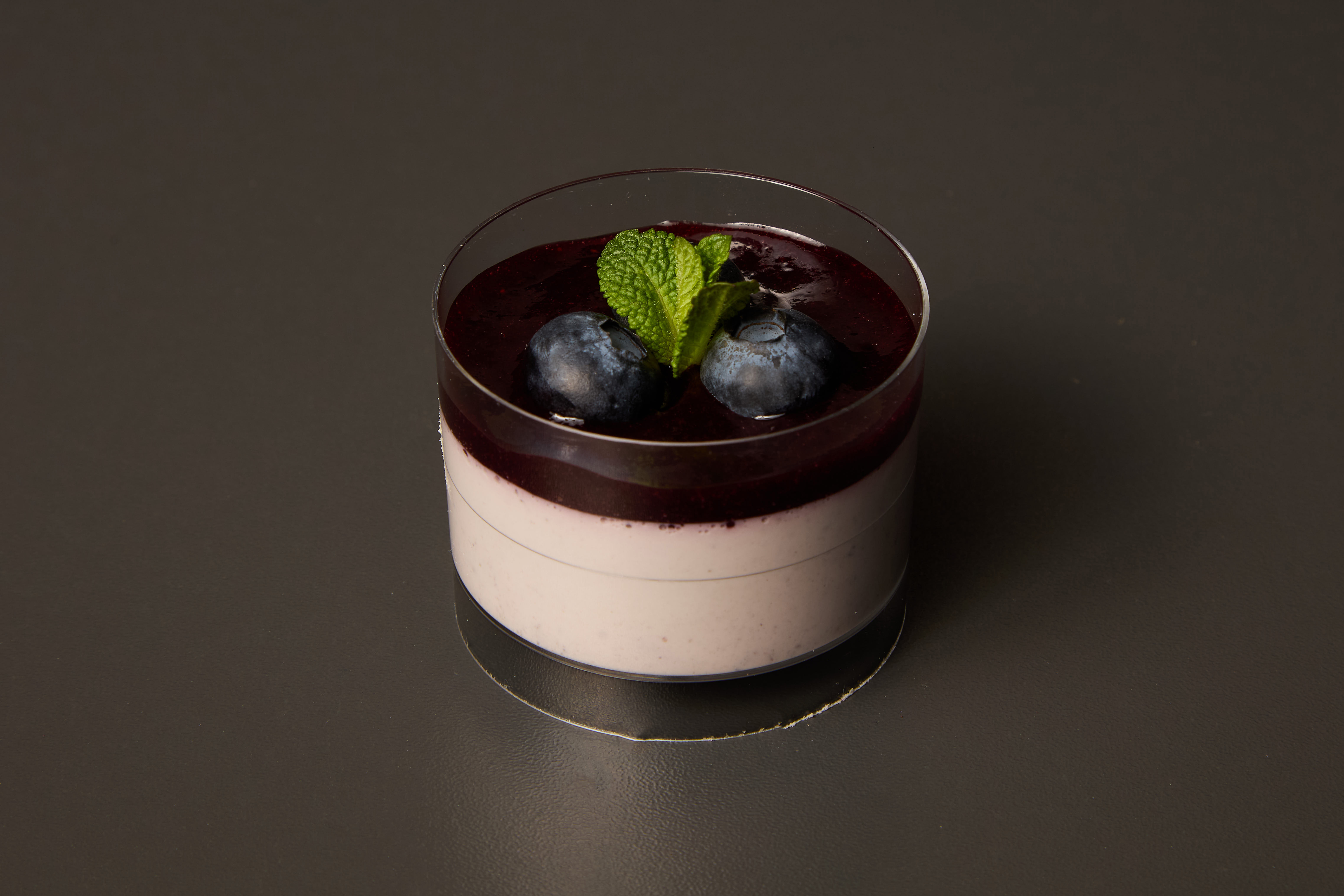 Borůvková panna cotta